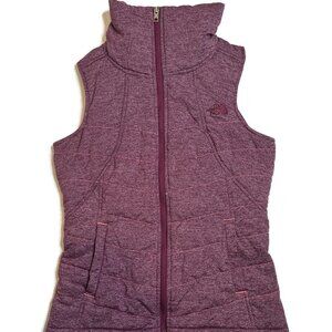 The‎ North Face Pseudio Vest Womens Small Sleeveless Quilted Purple Zip Puffer